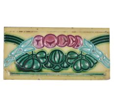 Colorful Floral Pattern Ceramic Vintage Tile