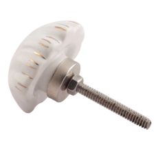 White Sea Shell Ceramic Drawer Knob