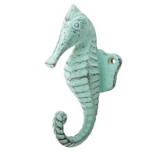 Sage Green Seahorse Iron Hooks