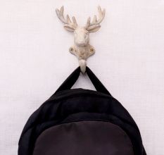 White Reindeer Iron Hooks