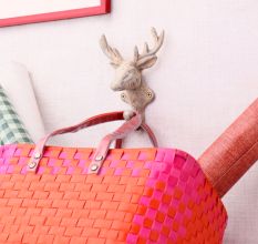 White Reindeer Iron Hooks