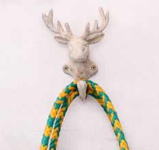 White Reindeer Iron Hooks