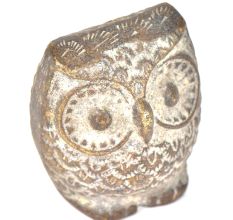 Brass Vintage Owl Paperweight