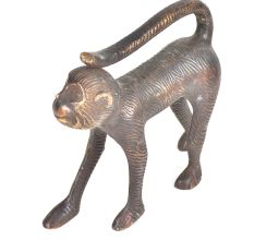 Brass Walking Monkey Sculpture