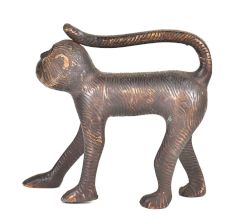 Brass Walking Monkey Sculpture