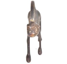 Brass Walking Monkey Sculpture