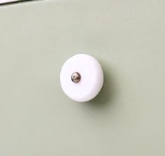 White Stone Flat Drawer Knob Online