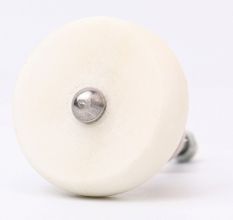 White Stone Flat Drawer Knob Online