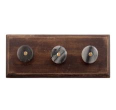 Grey Stone Flat Wooden Hooks
