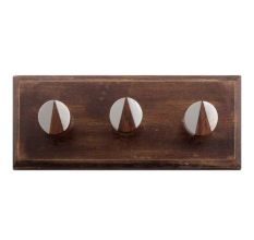 Mixed Round Flat Wooden Hooks