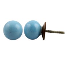 Sky Blue Knob Small