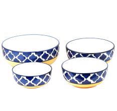 Designer Ceramic Bowls in Set Of 4