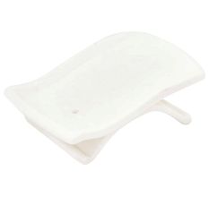 White Retro Ceramic Soap Dish With Stand