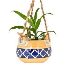 Traditional Blue Temple Design Planter