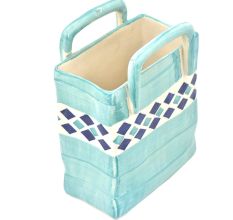 Light Blue Ceramic Cutlery Stand