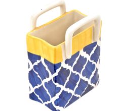 Blue Mughal Large Ceramic Cutlery Holder