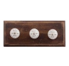 Foresters England Roman Watch Flat Ceramic Wooden Hooks 