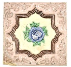 Blue Rose Ceramic Tile