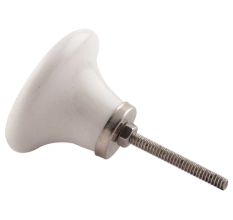 White Ceramic Flower Cabinet Knobs Online