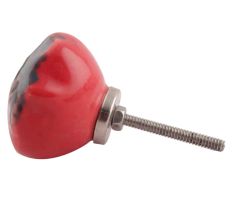 Strawberry Ceramic Cabinet Knobs
