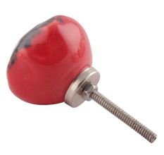 Strawberry Ceramic Cabinet Knobs
