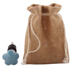 Turquoise Ceramic Flower Wine Stopper
