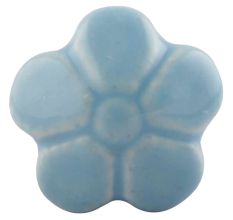 Turquoise Ceramic Flower Wine Stopper