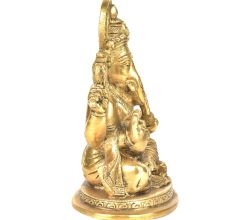 Brass 4 Handed Ganesha Statue