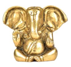 Brass Ganpati With Long Ears 1.7 inches