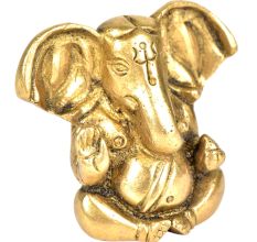 Brass Ganpati With Long Ears 1.7 inches