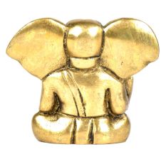 Brass Ganpati With Long Ears 1.7 inches