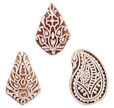 Set of 3 Piece New Mix Wooden Printing Block