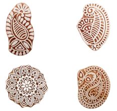 Set of 4 Piece New Mix Wooden Printing Block