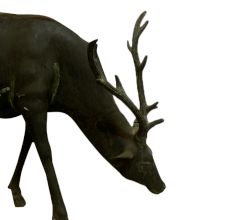 Life Size Bronze Deer