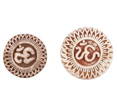 Set of 2 Piece New Mix Wooden Printing Block