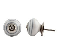 White Grey Knob