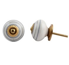 White Grey Knob