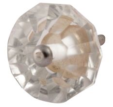 Clear Glass Cut Drawer Knobs Online