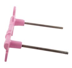 Pink Iron Door Handles