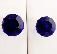 Cobalt Blue Diamond Knobs Online