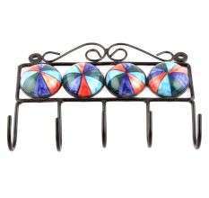 Multicolor Ceramic Tiles Hooks Online
