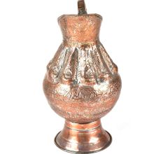 Traditional Repousse Copper Water Pitcher Jug