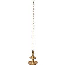 Sarai Villlaku Two Tier Hanging Diya Brass Oil Lamp