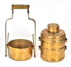 Vintage Three Compartment Lunch Box