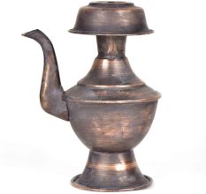 Vintage Brass Coffee Pot Tea Kettle Water Jug
