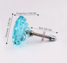 Water Octagon Shape Glass Cabinet Knobs Online