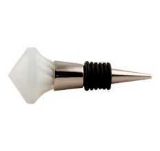 Milky Glass Top Wine Stopper 