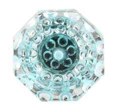 Water Octagon Shape Glass Wine Stopper