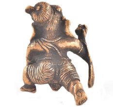 Brass Crawling Baby Ganesha Statue