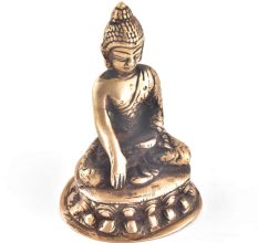Brass Sitting Meditating Buddha statue
